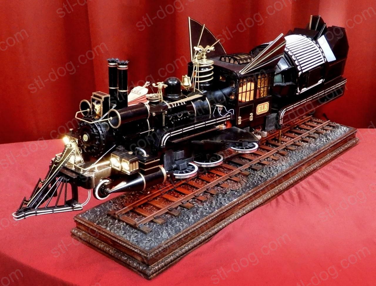 回到未来3(Back to the Future 3)火车 3D打印图纸